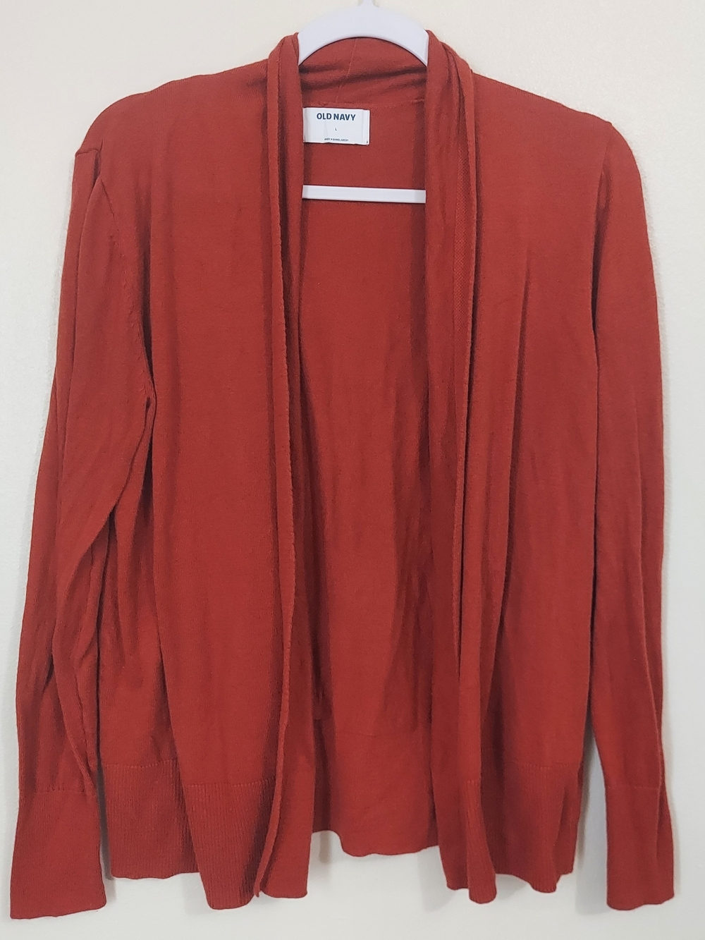 Old Navy Women's Open-Front Cardigan Sweater - Burnt Orange